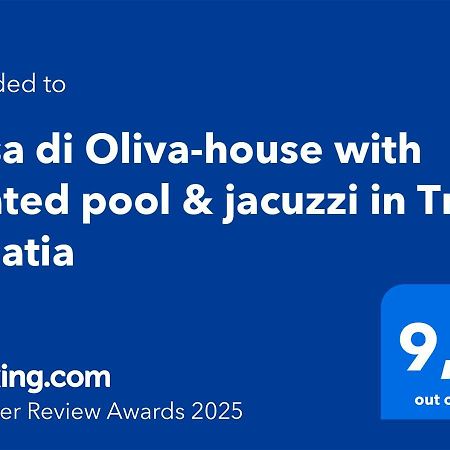 Casa Di Oliva-House With Heated Pool & Jacuzzi In Trilj, Croatia Villa Exteriör bild